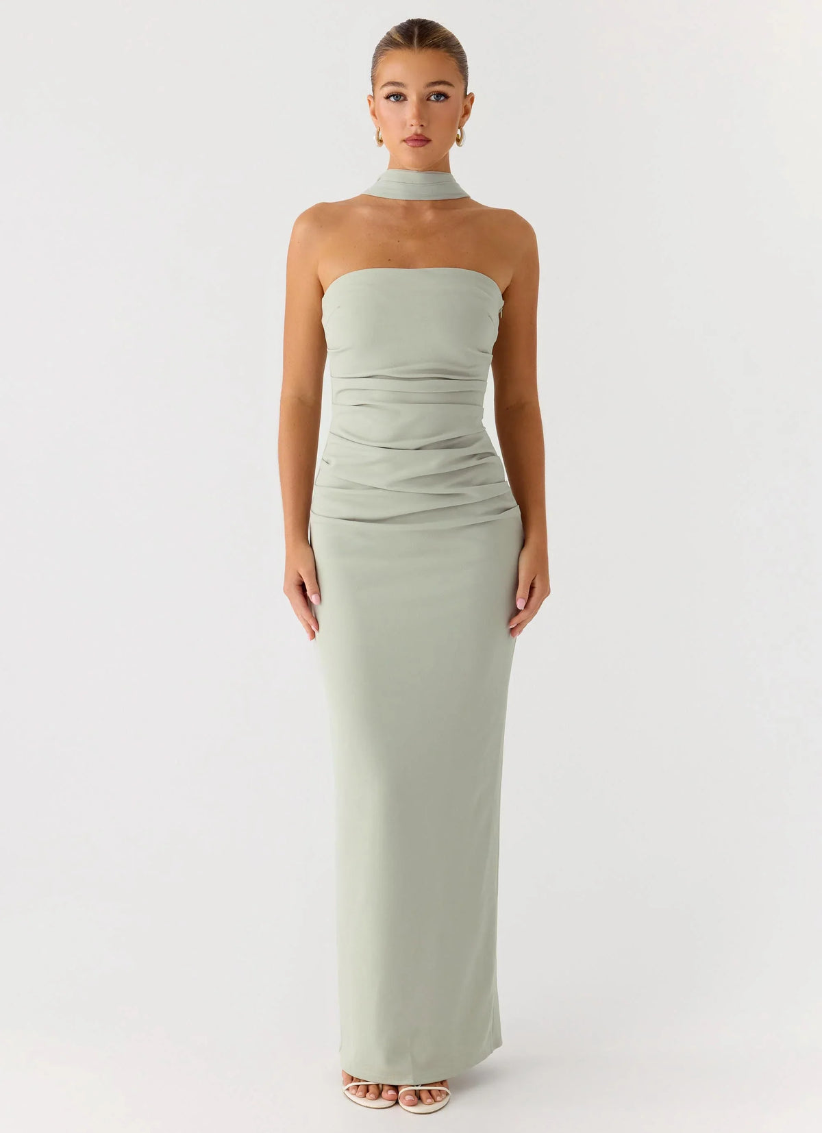 Libra Maxi Dress - Pastel Sage